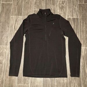 Ibex Shak Lite 1/2 Zip Merino Wool Pullover Womens Small Brown Outdoor